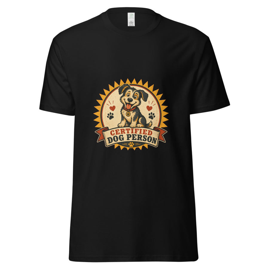 Certified Dog Person - Anime T-Shirt mockup