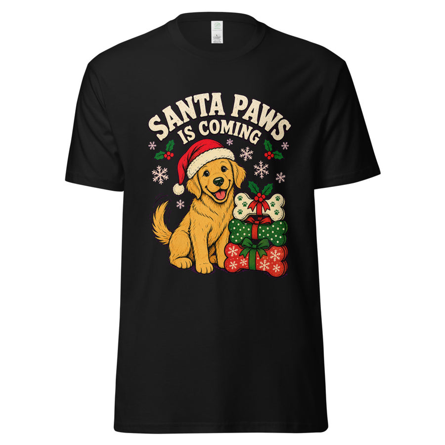 Santa Paws Delivery - Anime T-Shirt mockup